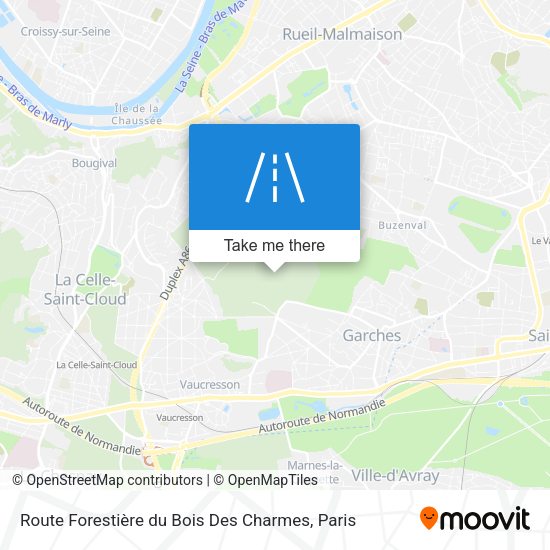 Route Forestière du Bois Des Charmes map