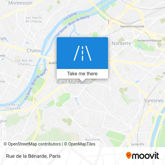 Rue de la Bénarde map