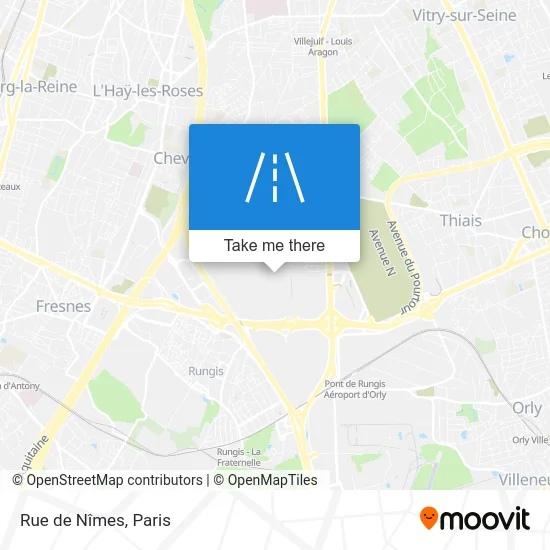 Rue de Nîmes map