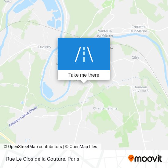Rue Le Clos de la Couture map