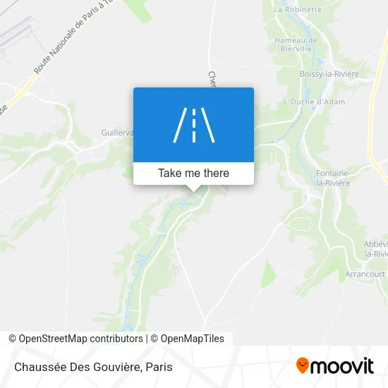Chaussée Des Gouvière map