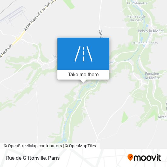 Mapa Rue de Gittonville
