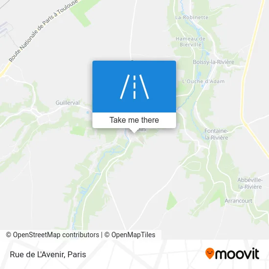 Rue de L'Avenir map
