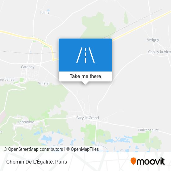 Chemin De L'Égalité map