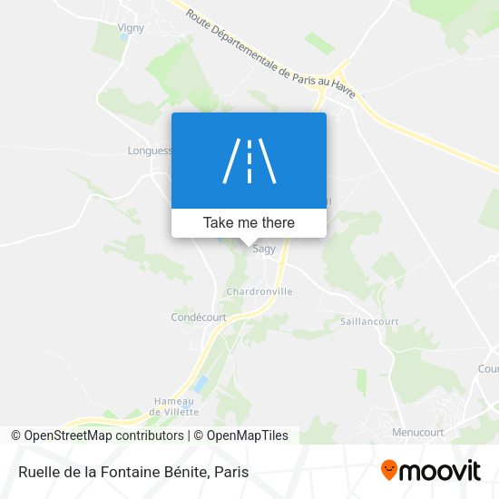 Ruelle de la Fontaine Bénite map