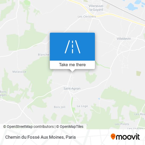 Chemin Du Fossé Aux Moines map