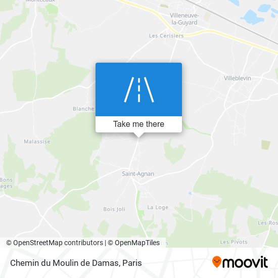 Chemin Du Moulin De Damas map