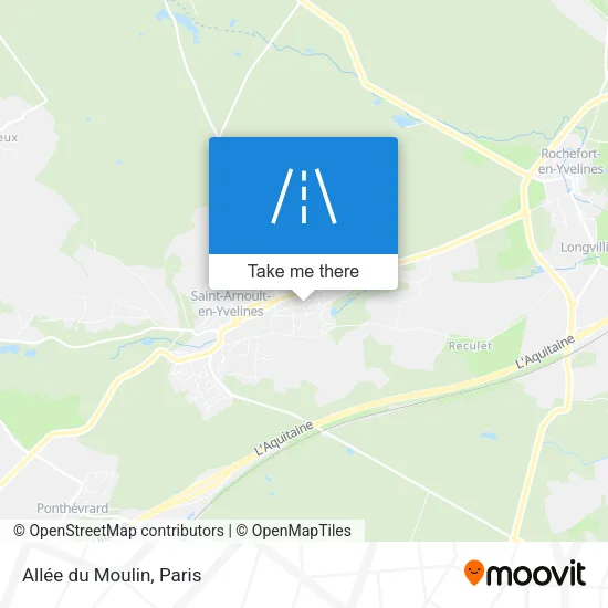 Allée du Moulin map