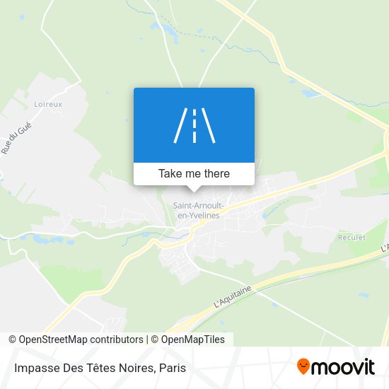 Impasse Des Têtes Noires map