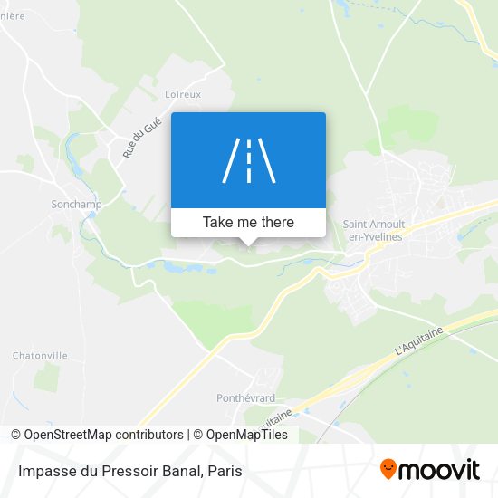 Impasse du Pressoir Banal map