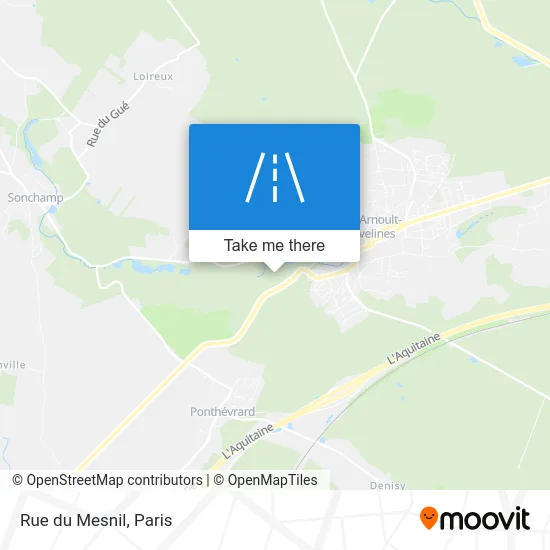 Rue du Mesnil map