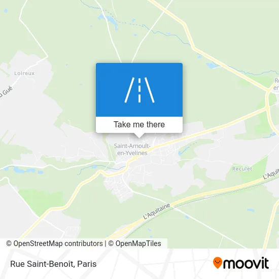 Rue Saint-Benoît map