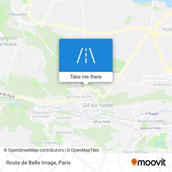 Route de Belle Image map