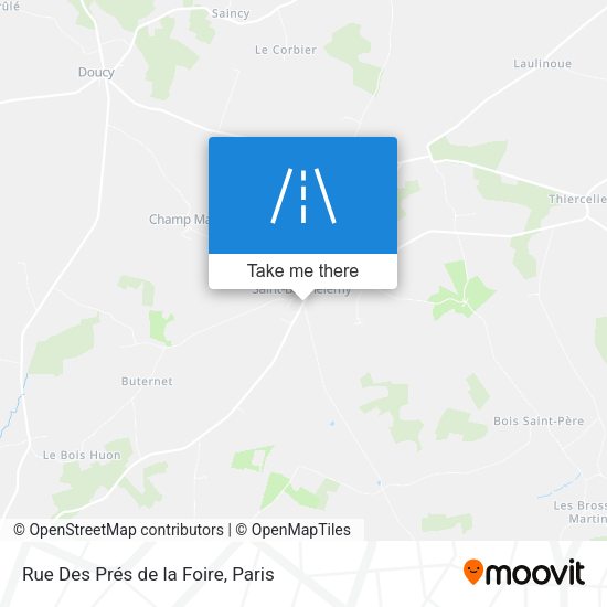 Rue Des Prés de la Foire map