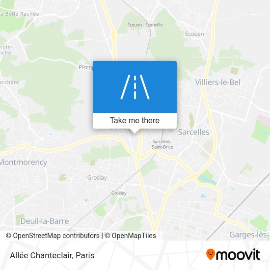 Allée Chanteclair map