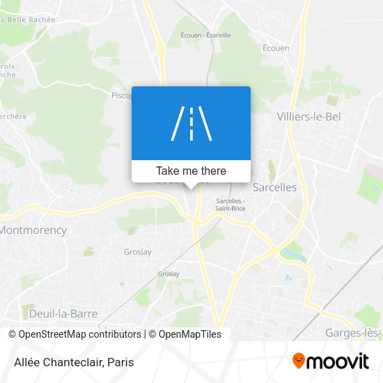 Allée Chanteclair map