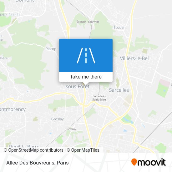 Allée Des Bouvreuils map