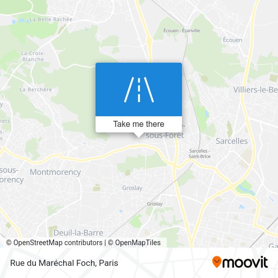 Rue du Maréchal Foch map