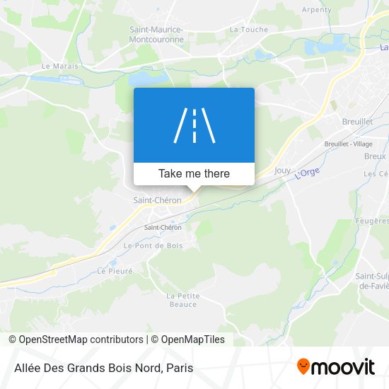 Allée Des Grands Bois Nord map