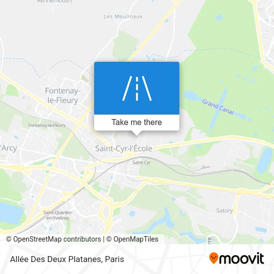 Allée Des Deux Platanes map