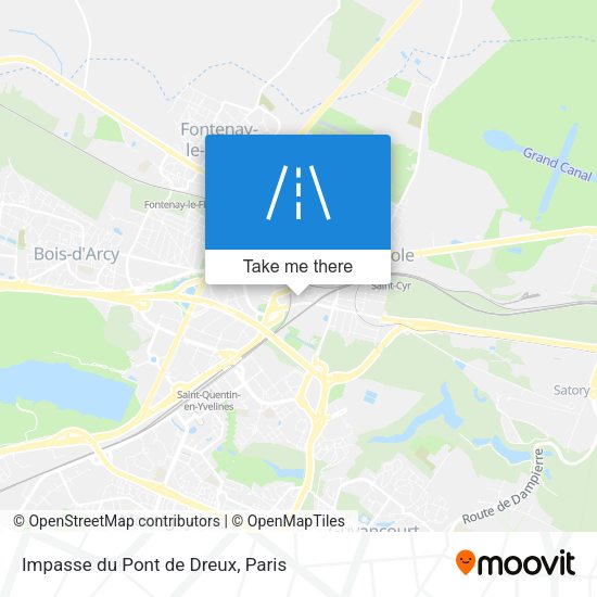 Impasse du Pont de Dreux map