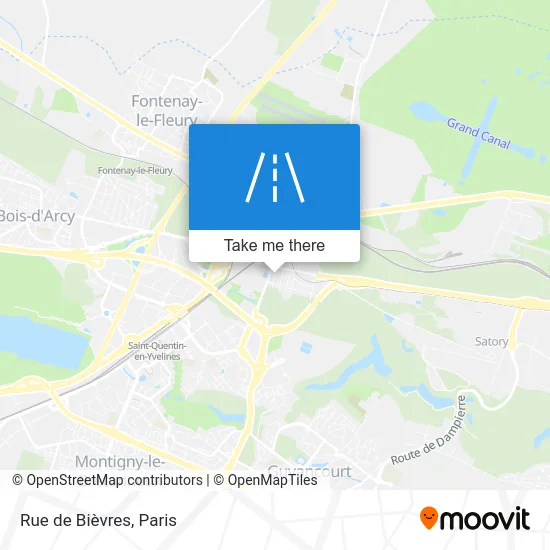 Rue de Bièvres map
