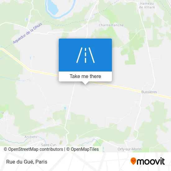 Rue du Gué map