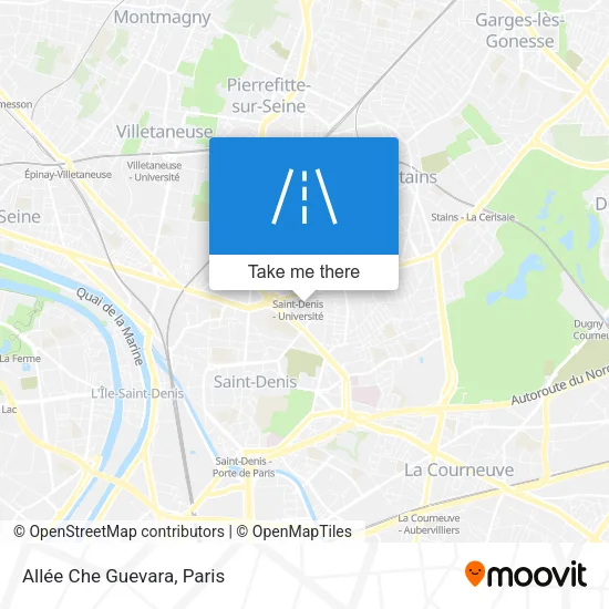 Allée Che Guevara map