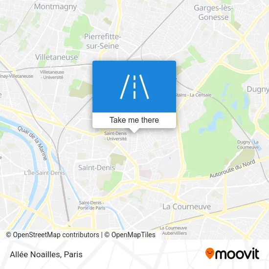Allée Noailles map