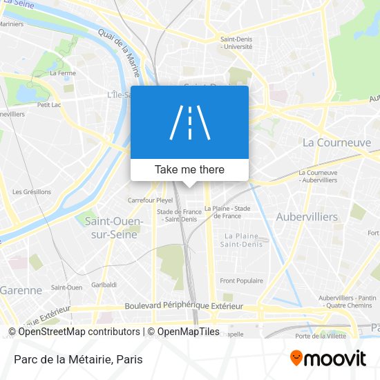 Parc de la Métairie map