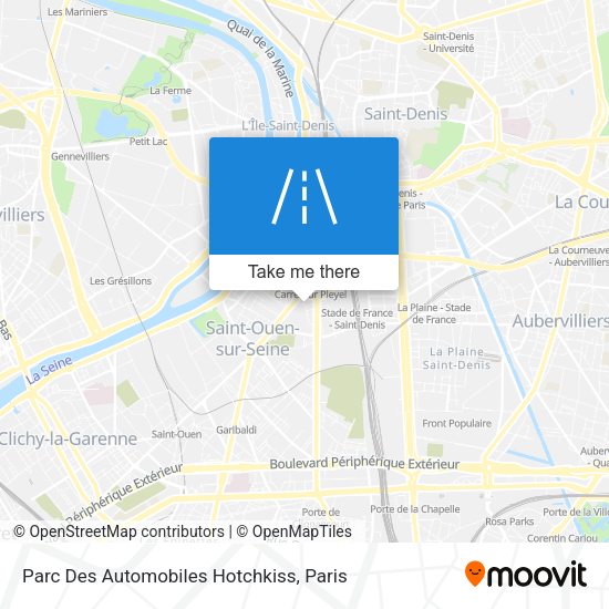 Parc Des Automobiles Hotchkiss map