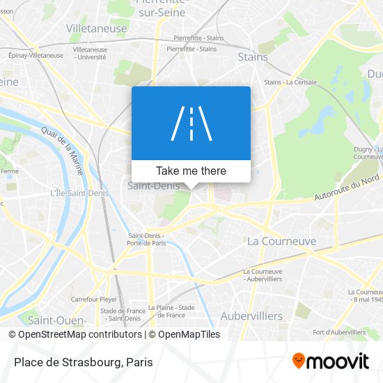 Place de Strasbourg map