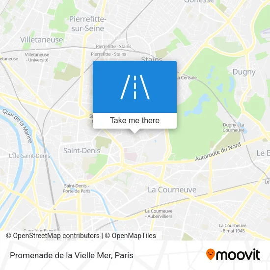 Promenade de la Vielle Mer map