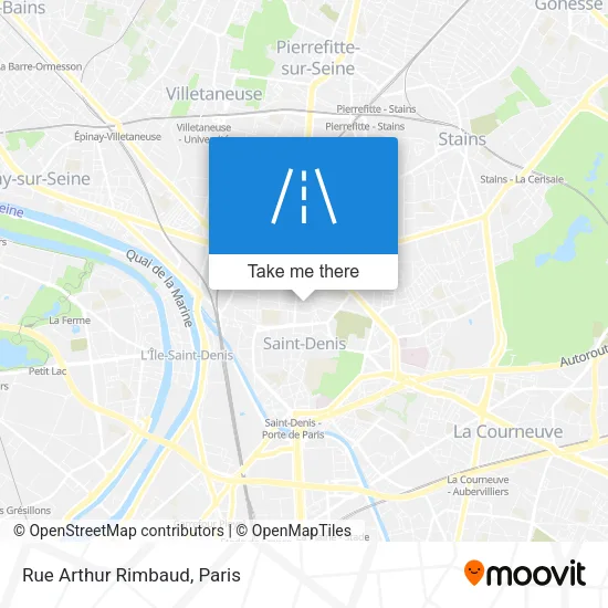 Rue Arthur Rimbaud map