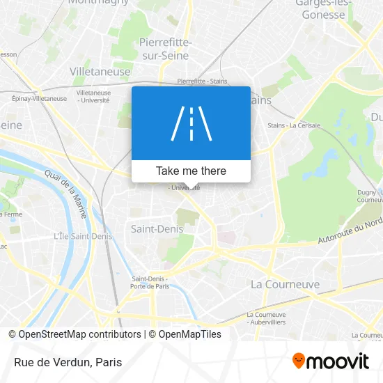 Rue de Verdun map