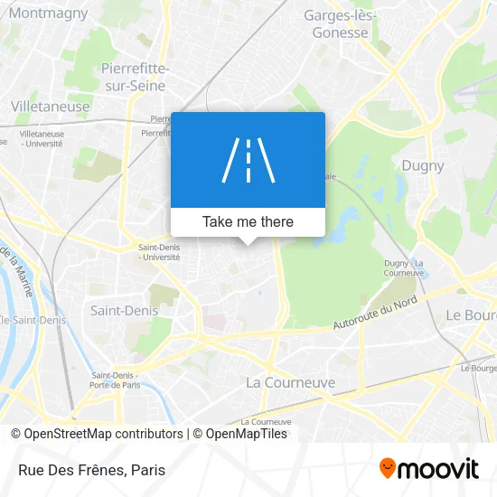 Rue Des Frênes map