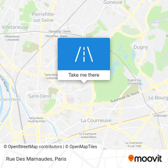 Rue Des Marnaudes map