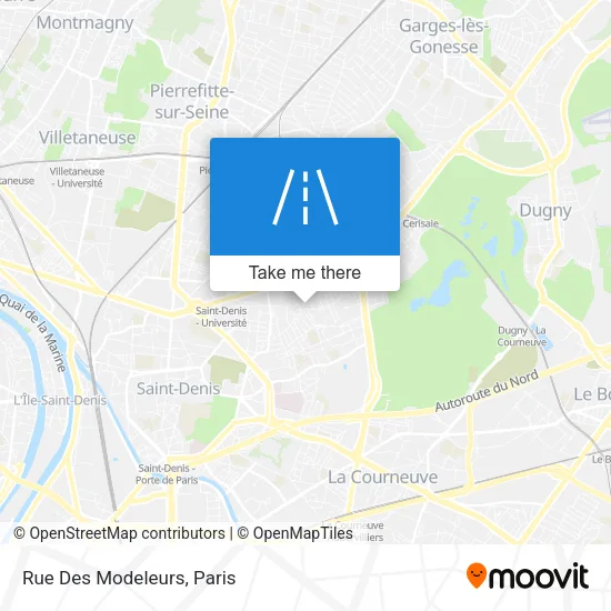 Rue Des Modeleurs map