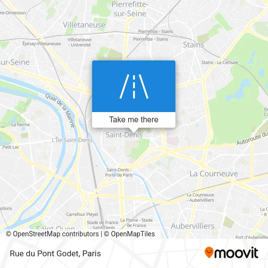 Rue du Pont Godet map