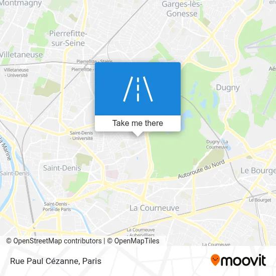 Rue Paul Cézanne map