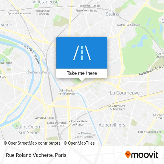 Rue Roland Vachette map