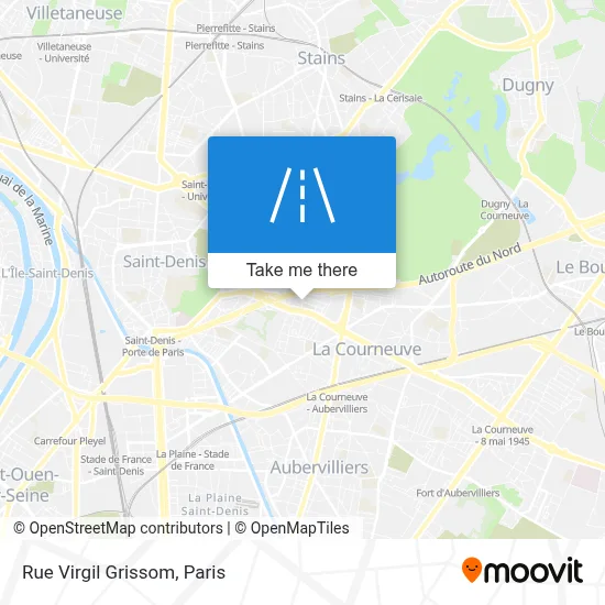 Rue Virgil Grissom map