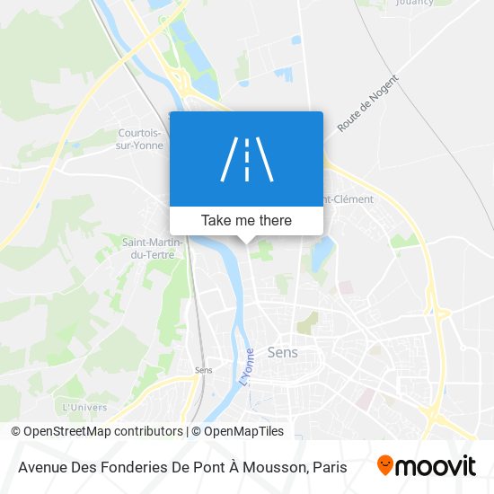 Avenue Des Fonderies De Pont À Mousson map