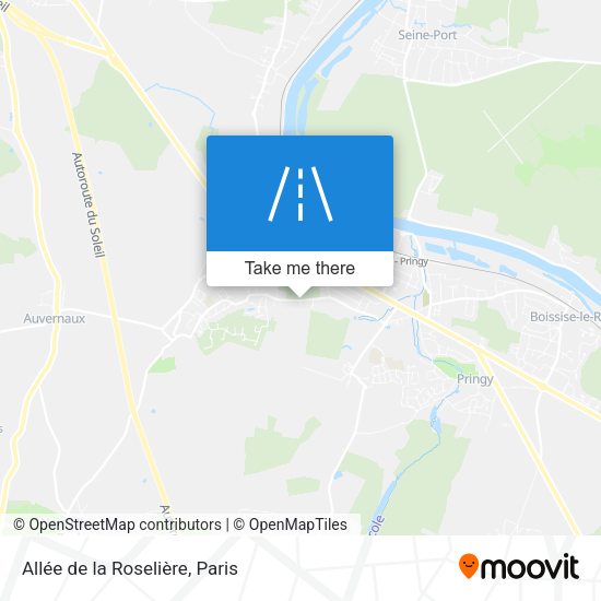 Allée de la Roselière map
