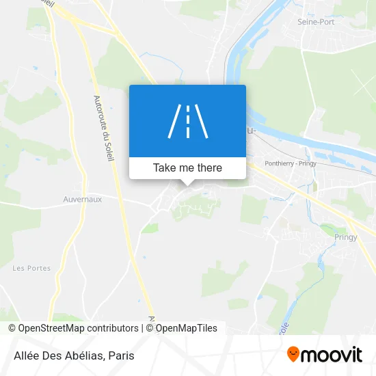 Mapa Allée Des Abélias