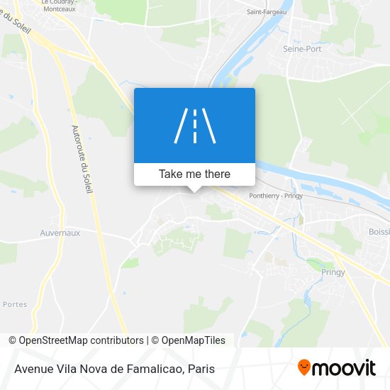 Avenue Vila Nova de Famalicao map