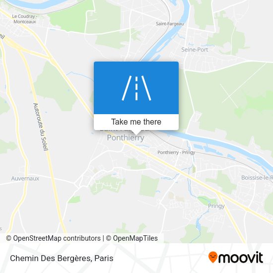 Chemin Des Bergères map