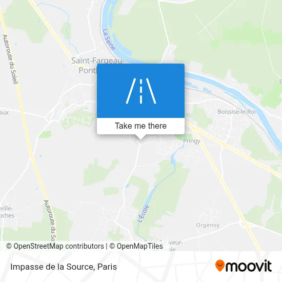 Impasse de la Source map