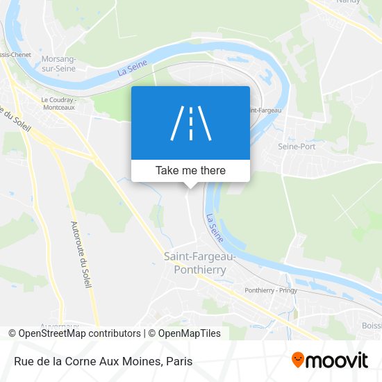 Rue de la Corne Aux Moines map