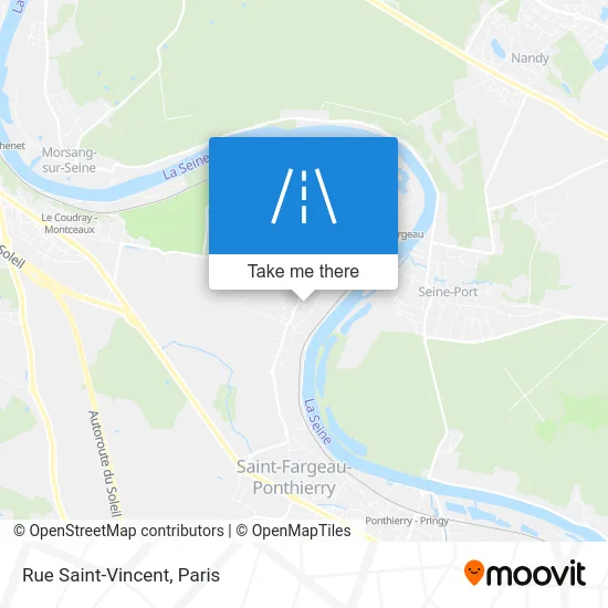 Rue Saint-Vincent map